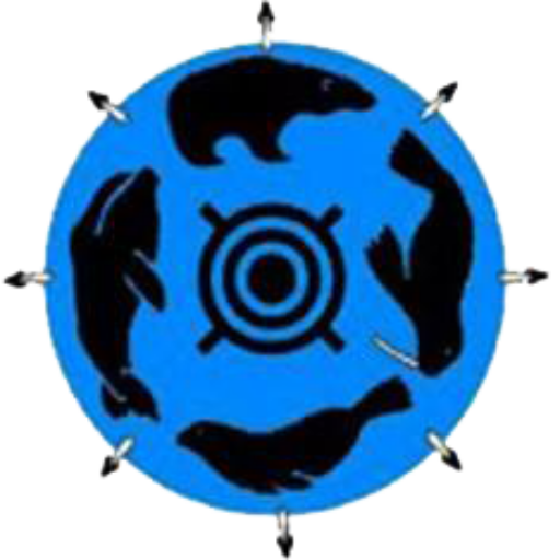 IPCoMM Logo designed with 4 Alaska animals